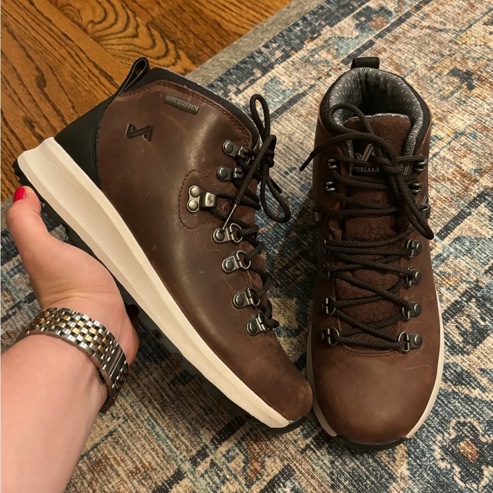 Forsake | Women’s Thatcher Hiking Shoes‎ Plum Brown Leather Sz 6.5